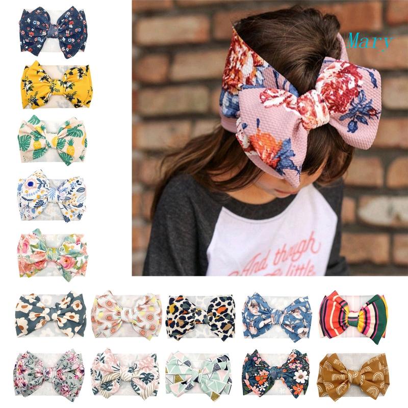 Băng Đô Nơ Co Giãn Xinh Xắn Dành Cho Bé Gái