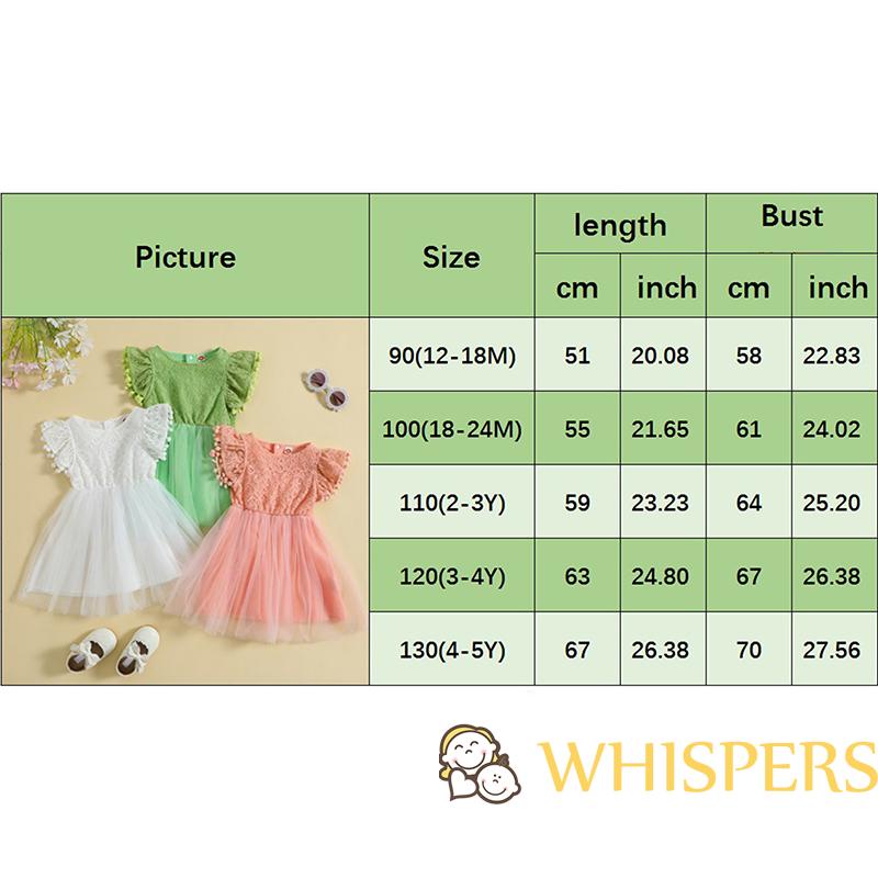 Đầm Xoè Tulle Tay Cánh Tiên Cho Bé Gái