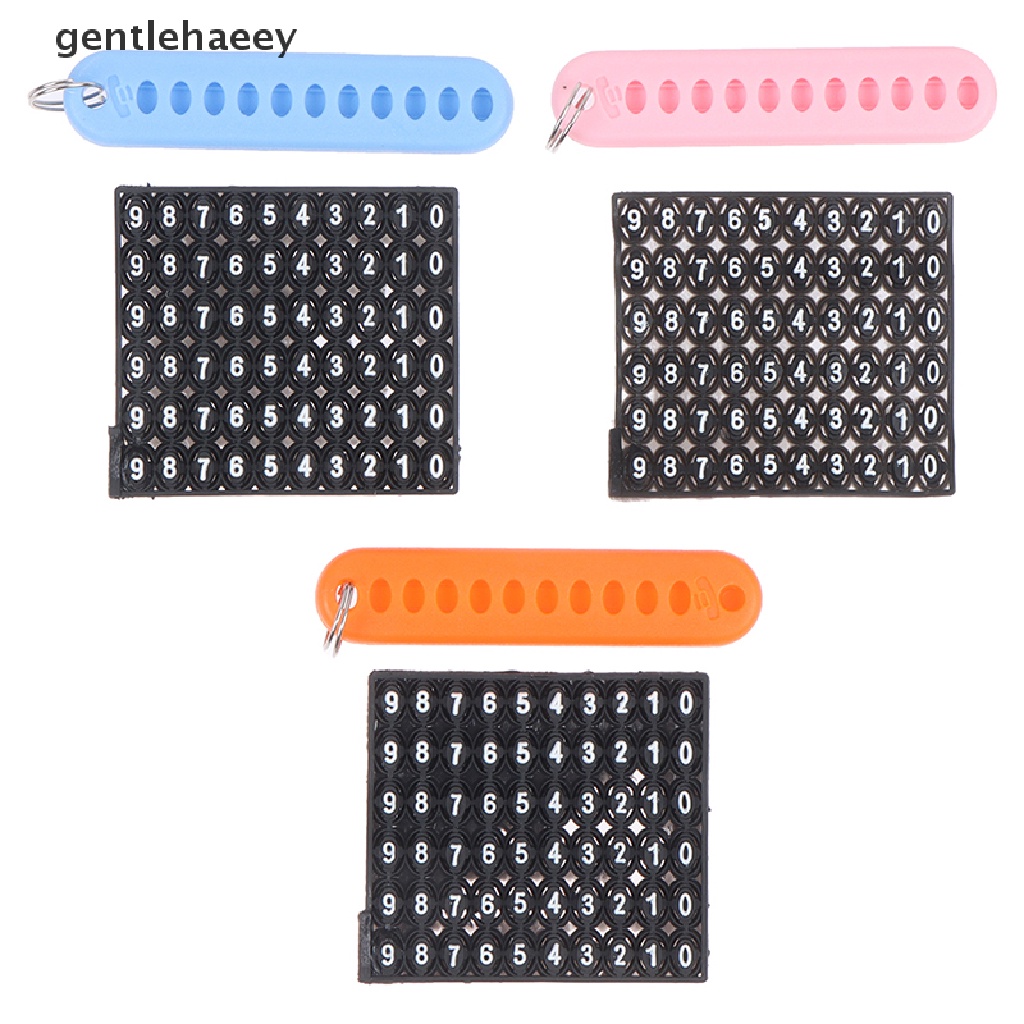 Set 5 Móc Khóa Có Số Điện Thoại Tiện Lợi