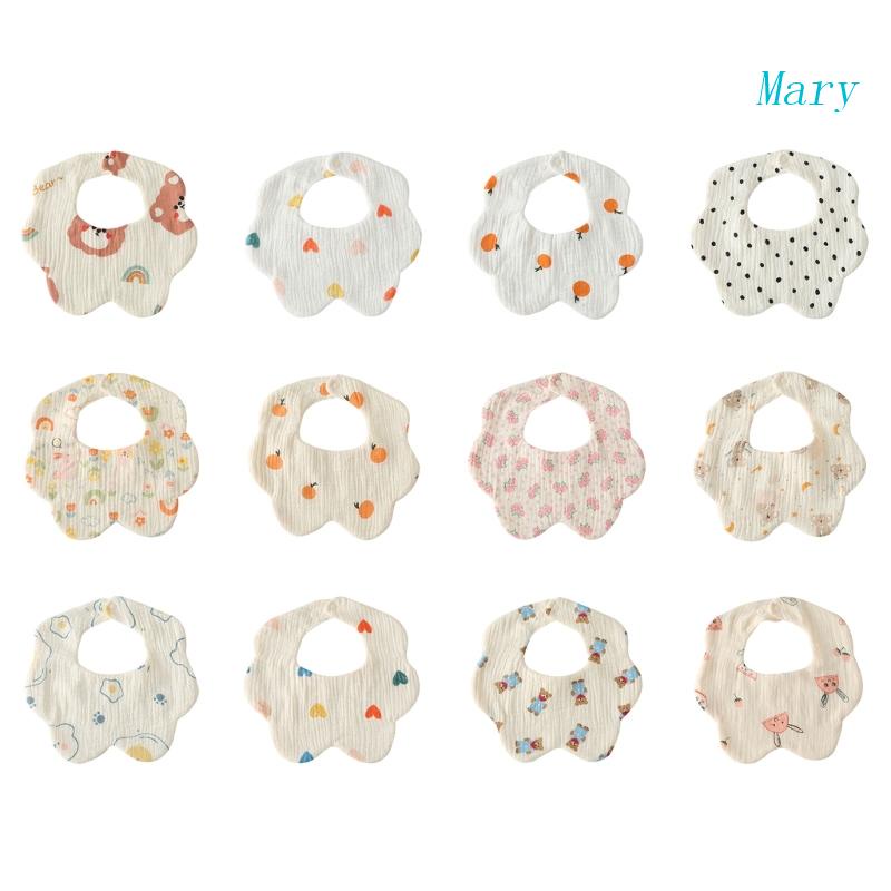 Yếm Ăn Nhẹ Bằng Nhựa Phối Nút Cài Dễ Lau Chùi Dành Cho Bé Trai Và Bé Gái