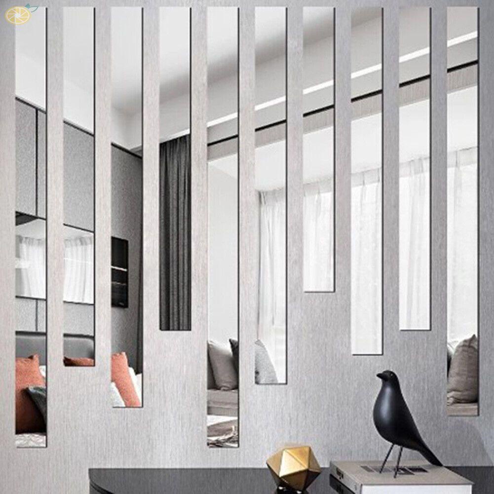 【VARSTR】Wall Sticker Accessories Bedroom Decor Dining Room Living Room Mirror Mosaic