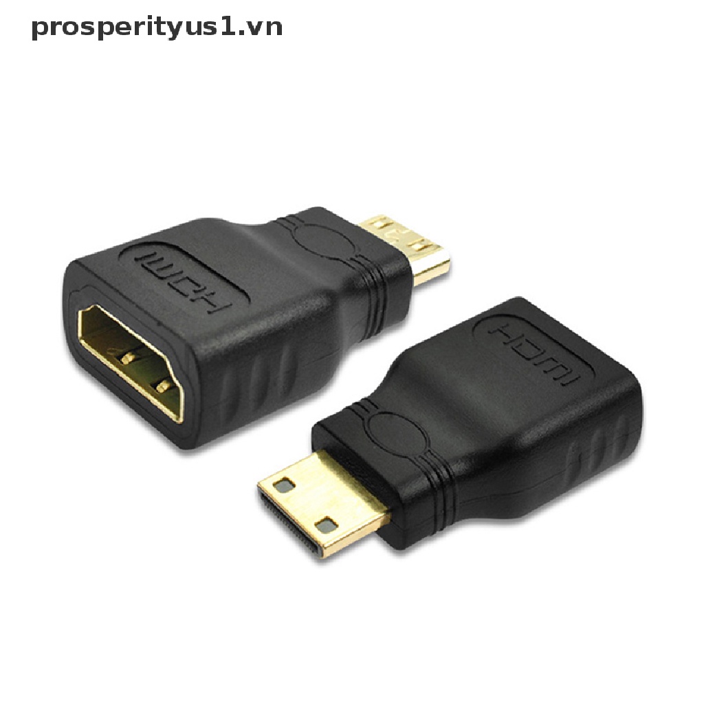 Adapter Chuyển Đổi mini hdmi Sang hdmi Mạ Vàng Chuyên Nghiệp 1 [VN] Cho hdtv flat