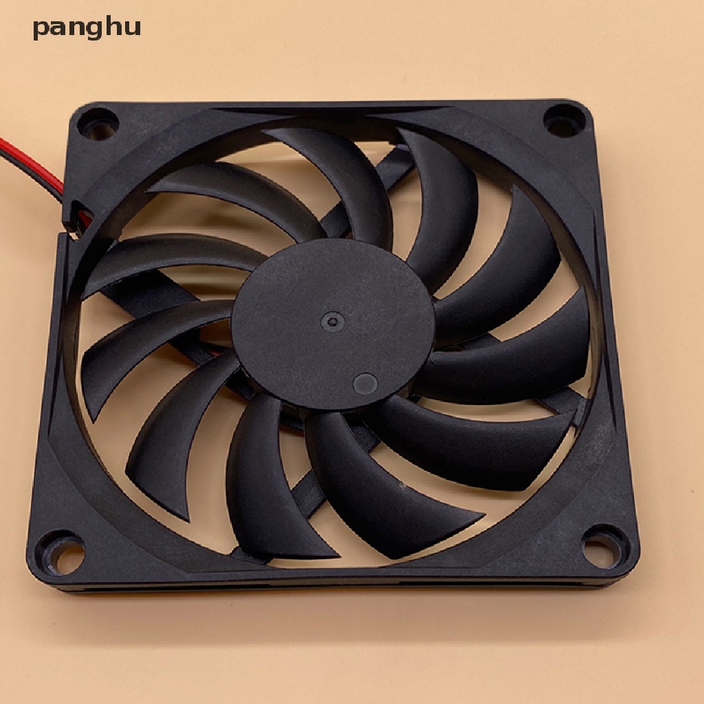 Quạt Tản Nhiệt Không Chổi Than 8010 5V 12V 24V 2 Pin 80x80x10mm Chuyên Dụng