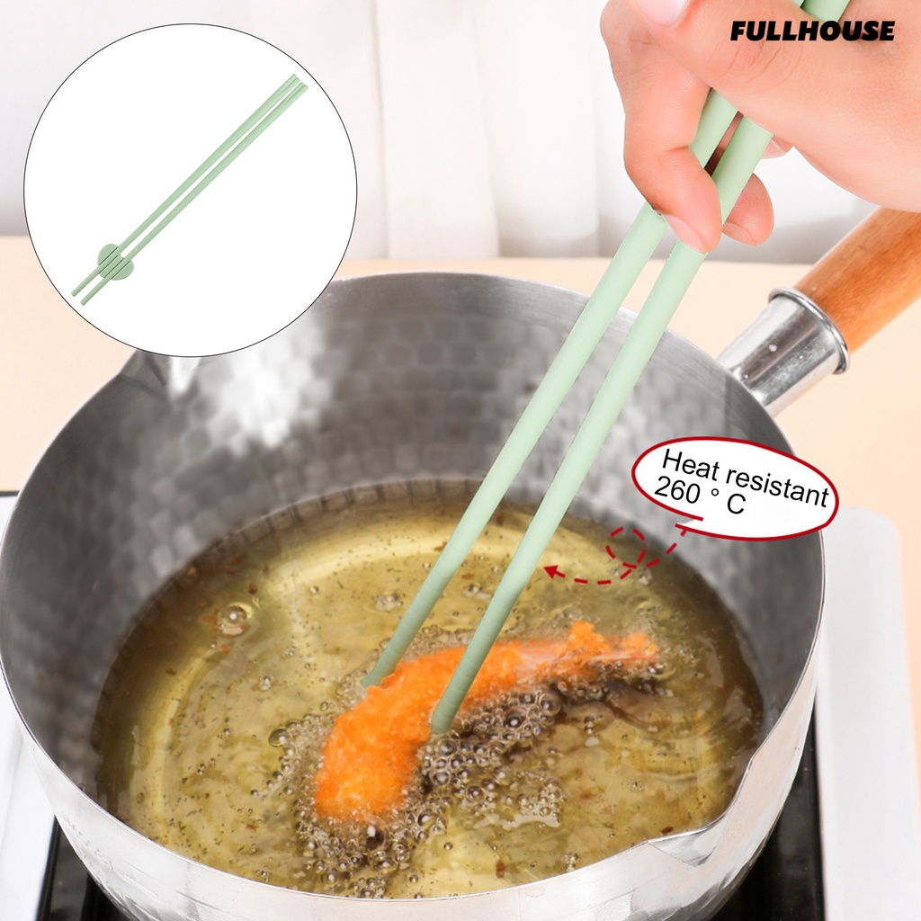 ☀1 Đôi Đũa Silicone Chống Trượt Tái Sử Dụng Được