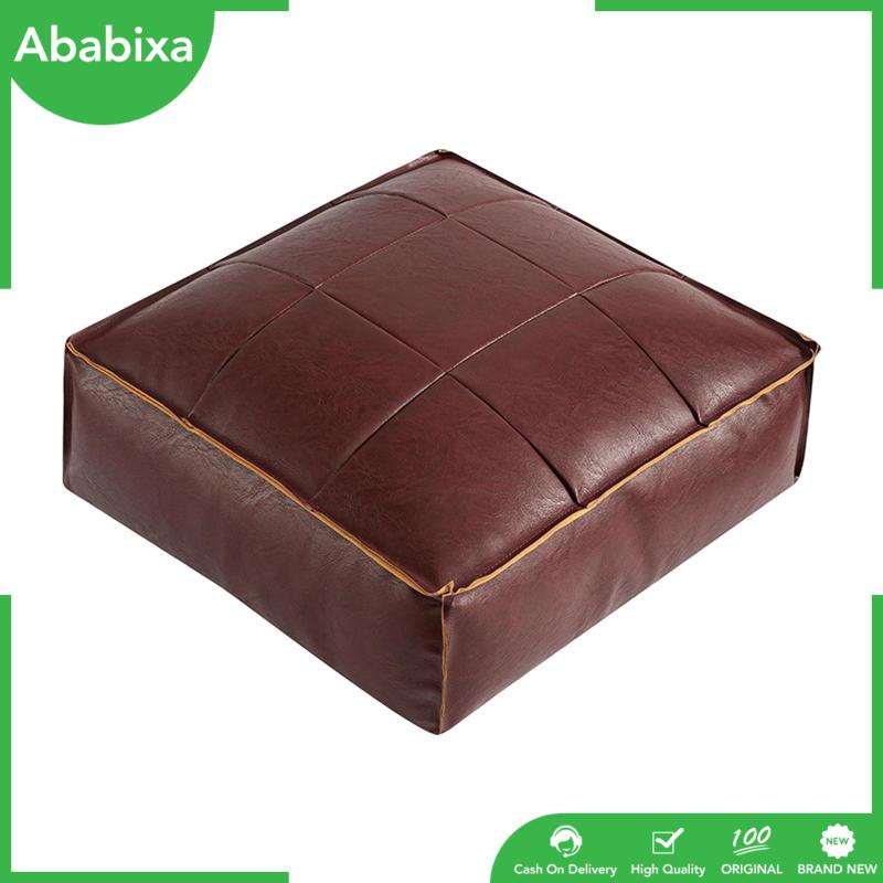 [Ababixa] Đệm Gác Chân Bằng Da PU Handmade Trang Trí Phòng Khách / Phòng Ngủ