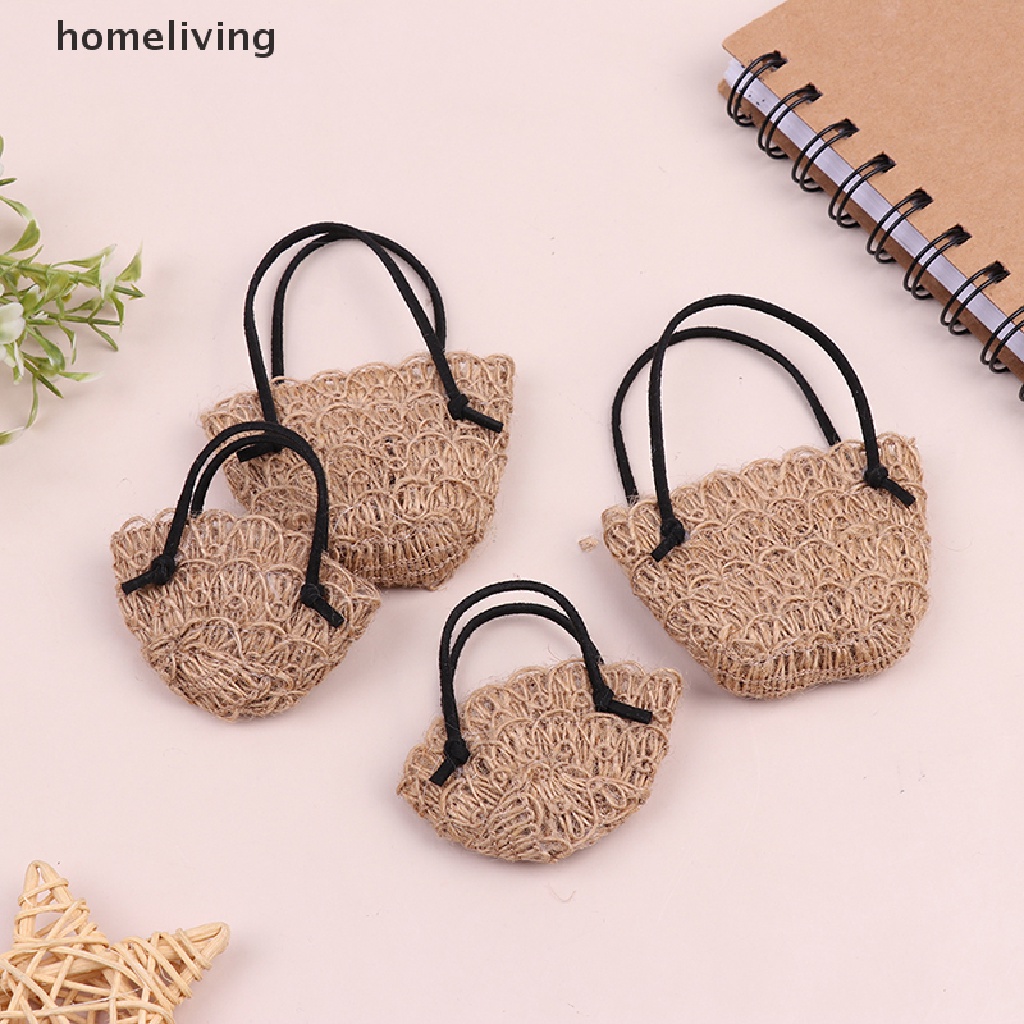 Túi Xách Rơm Đan Đeo Vai Cho Búp Bê