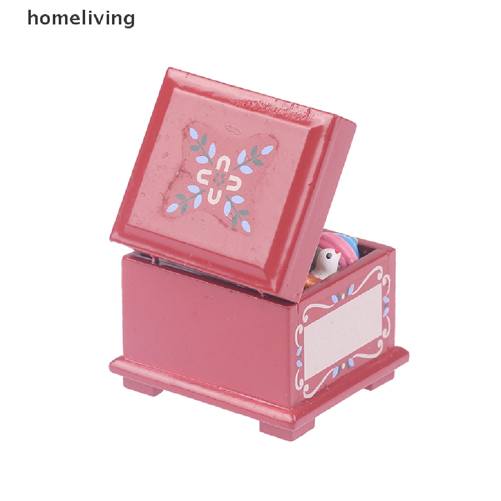 Hộp Đựng Hạt Dẻ Giáng Sinh Trang Trí Nhà Búp Bê 1: 12