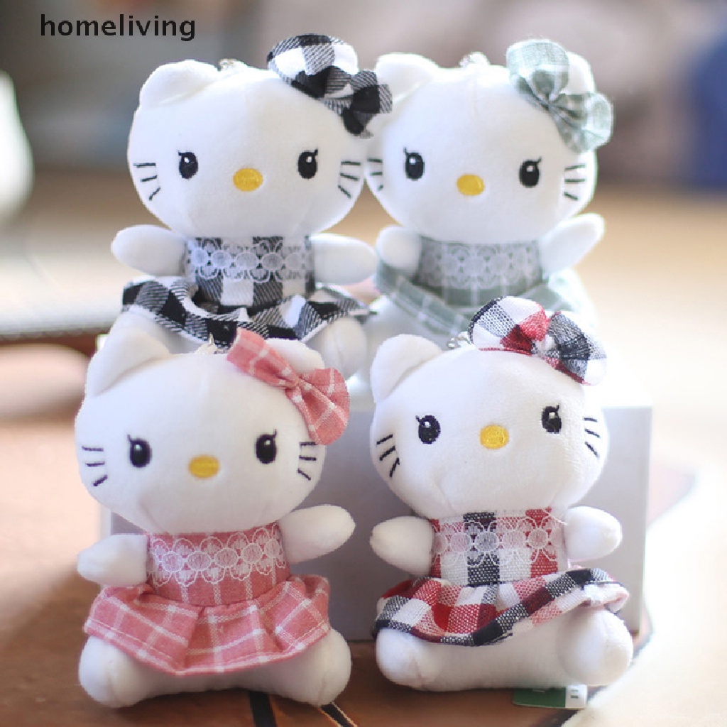 Móc Khóa Hình Mèo Kitty Nhồi Bông Dễ Thương