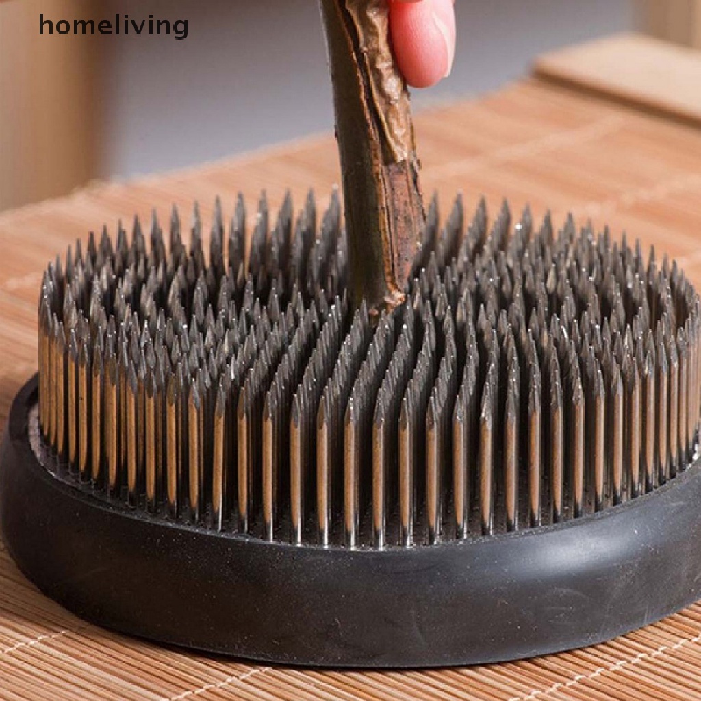 Homeliving Giá Đỡ Kim kenzans Nhật Bản Bằng Kim Loại Hình Hoa / Ếch Cố Định.