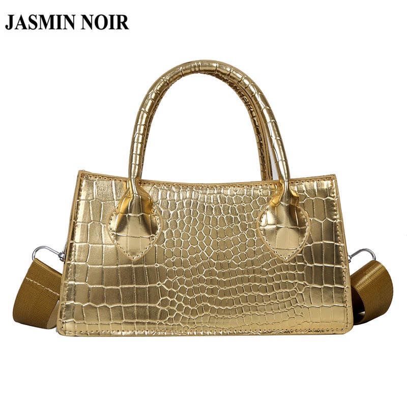 Túi Xách JASMIN NOIR Tote Họa Tiết Da Cá Sấu Kỉ Niệm Trực Tuyến Thời Trang Cho Nữ