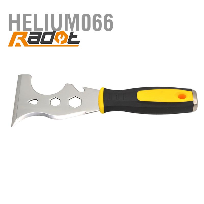 Helium066 Dao Putty Lưỡi thép không gỉ Tay cầm bằng nhựa Chống ăn mòn Đa chức năng Spackle Scraper