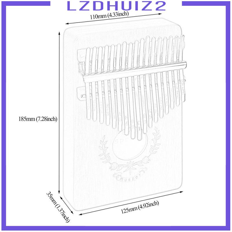 Đàn Piano Mbira 17 Phím Chuyên Dụng Chất Lượng Cao