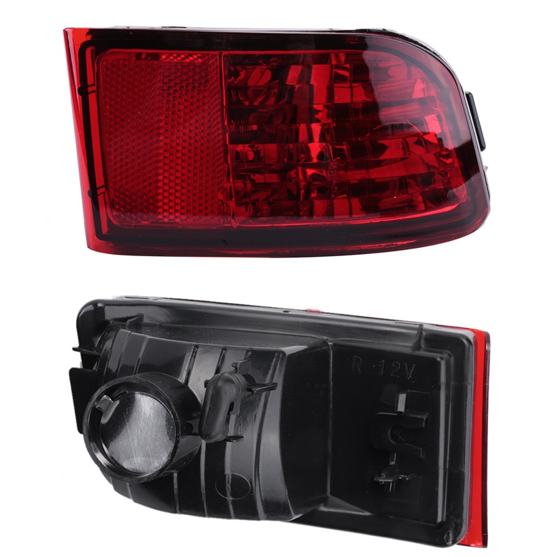 Ốp Đèn Đuôi Xe Phản Quang Cho Toyota Land Cruiser Prado 120 2002-2009
