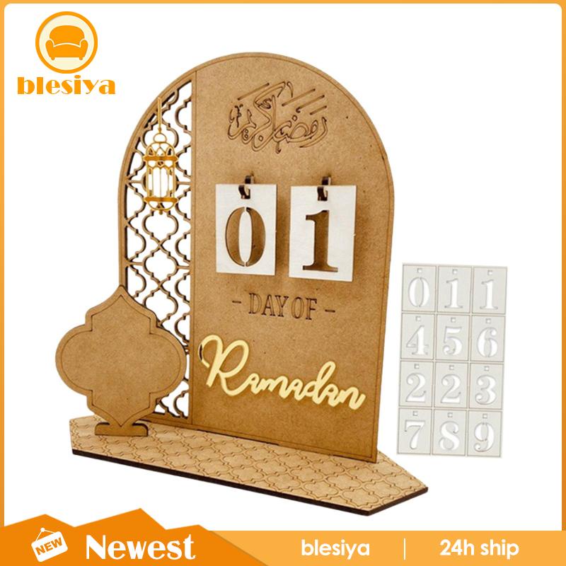 [Blesiya] Lịch Để Bàn Đếm Ngược Bằng Gỗ Cho Nhà Nông Trại
