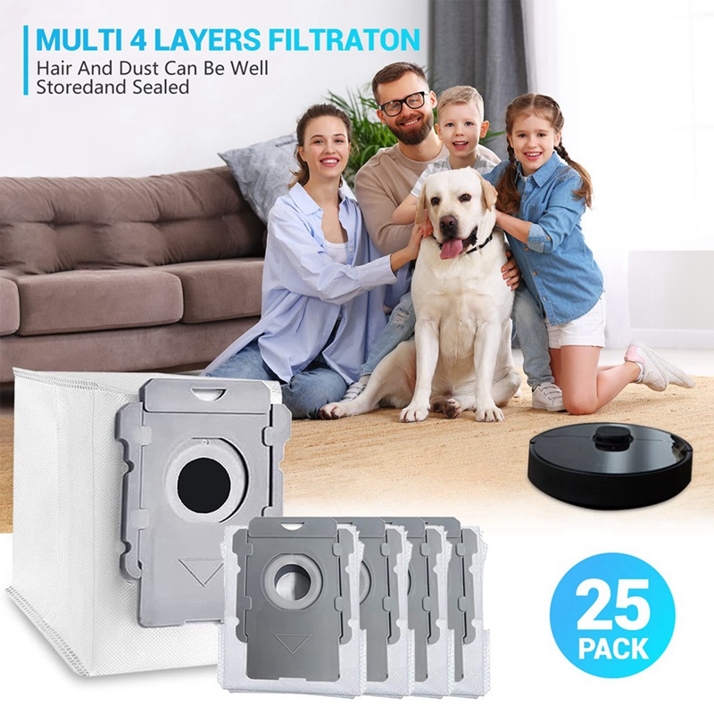 Túi Đựng Bụi Thay Thế Cho Robot Hút Bụi IRobot Roomba I3 I3 + I7 I7 + S9 E5 E6