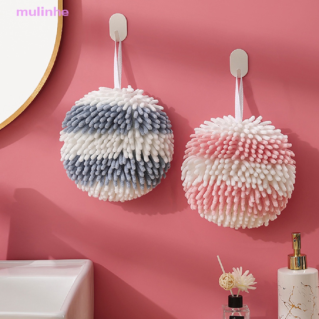 Khăn Lau Tay mulinhe Bằng Sợi Micro Mềm Mại Thấm Hút Nước Nhanh Khô Có Móc Treo Tiện Dụng Cho Nhà Bếp / Phòng Tắm V