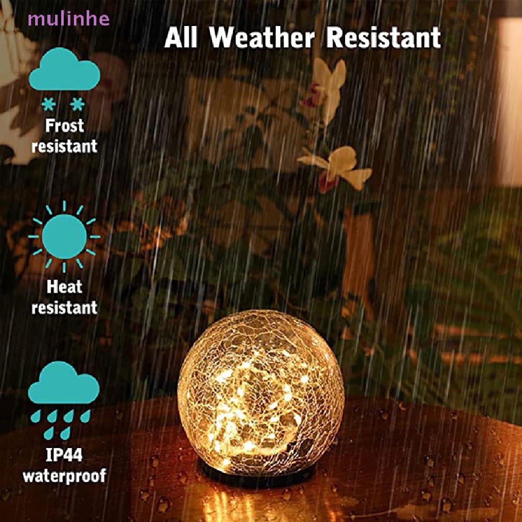 Bóng Đèn Led Mặt Trời Chống Nước Chống Nứt Nẻ Bằng Thủy Tinh mulinhe