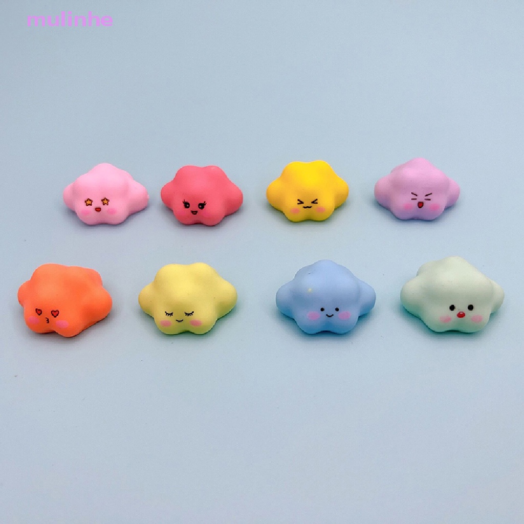 1 Đồ trang trí Đám Mây Mini Bằng Resin Huỳnh Quang Trang Trí Nhà Búp Bê