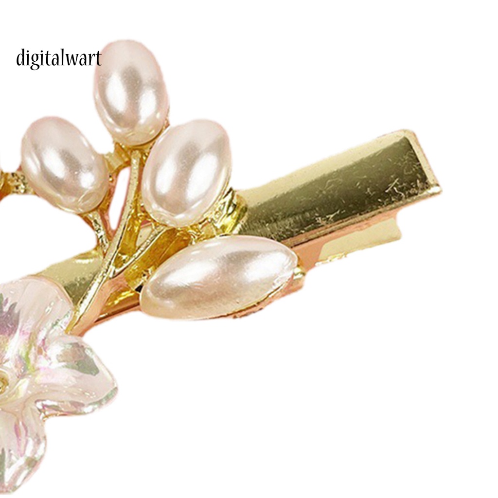 Kỹ Thuật Số| Kẹp Tóc Trang Trí Hoa Lá Đính Ngọc Trai Nhân Tạo