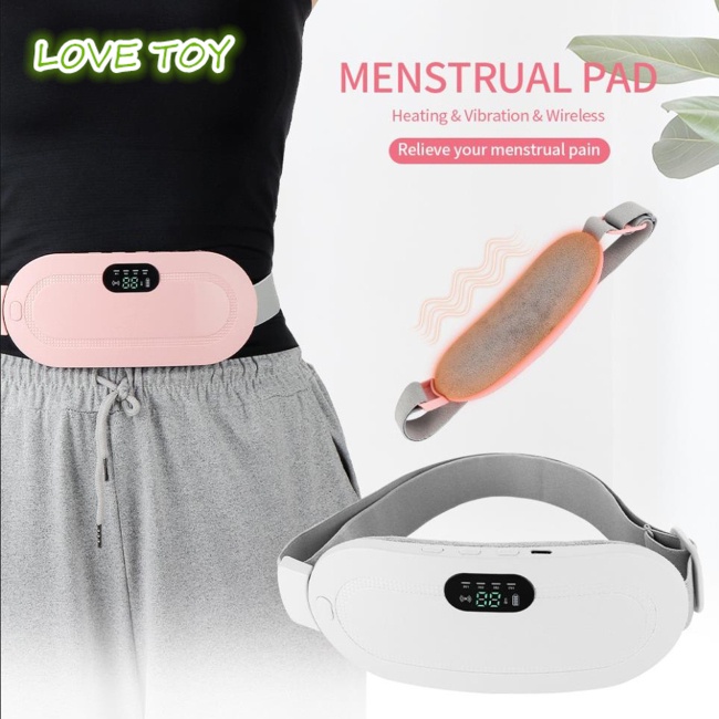 Đệm Sưởi Ấm Kinh Nguyệt 4 Cấp Độ Pin 1800mah Không Gây Tiếng Ồn Tiện Dụng