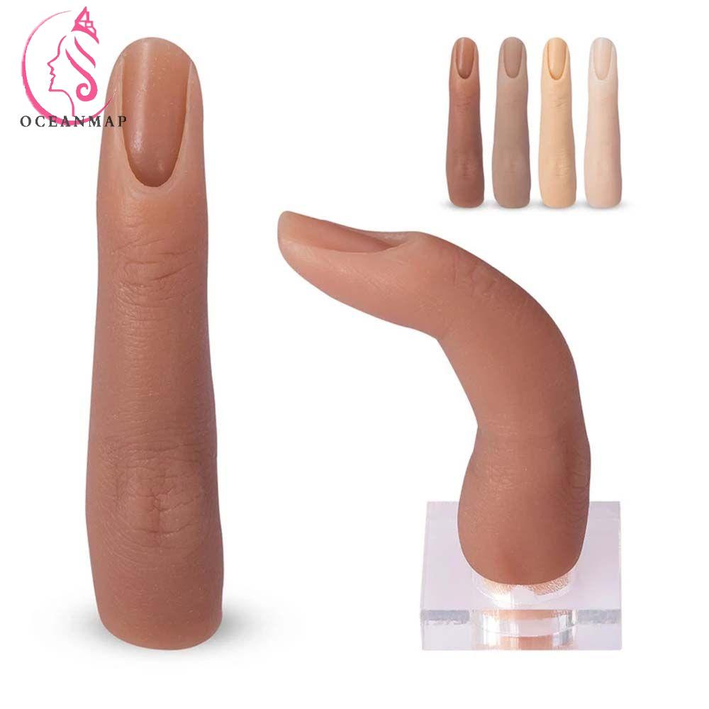 Mô Hình Ngón Tay Giả Bằng Silicone Dùng Thực Hành Luyện Tập Trang Trí Móng