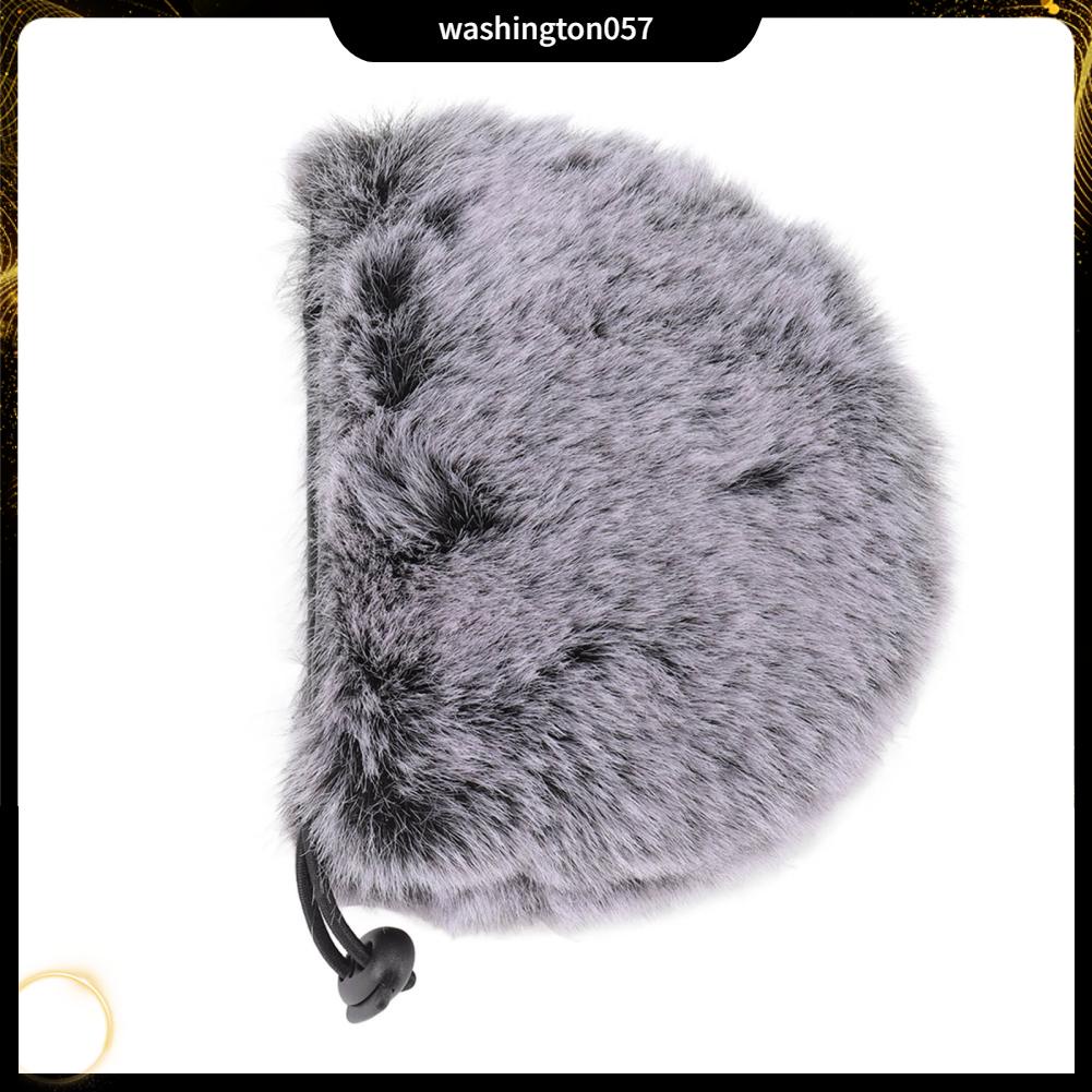 Washington057 Micro Furry Windscreen Muff Condenser Microphone Kính chắn gió Windproof Cover