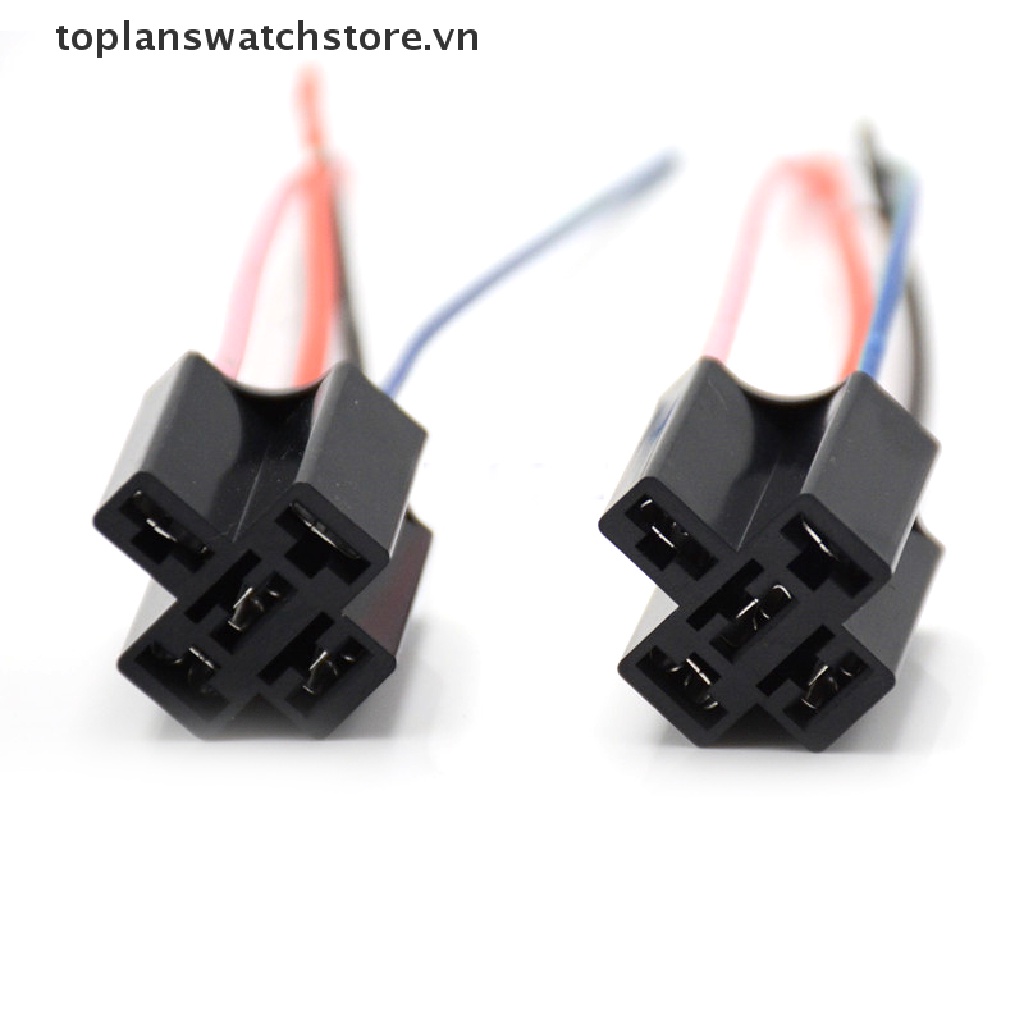 Set 5 Rơ Le Bakelite 5 Pin Chịu Nhiệt Độ Cao Chuyên Dụng Cho Xe Hơi