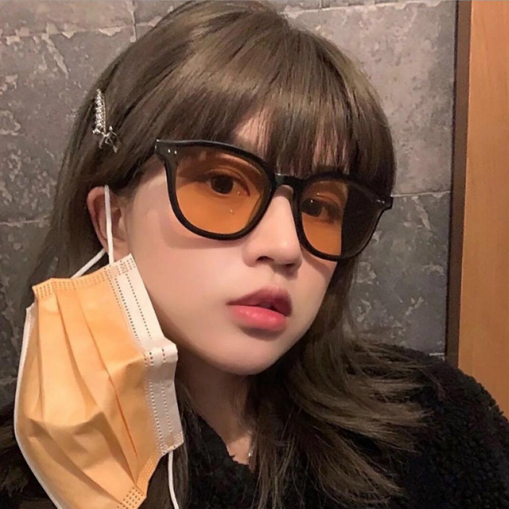 Kính Mát Gọng Đen Phong Cách Vintage Hàn Quốc R7T4