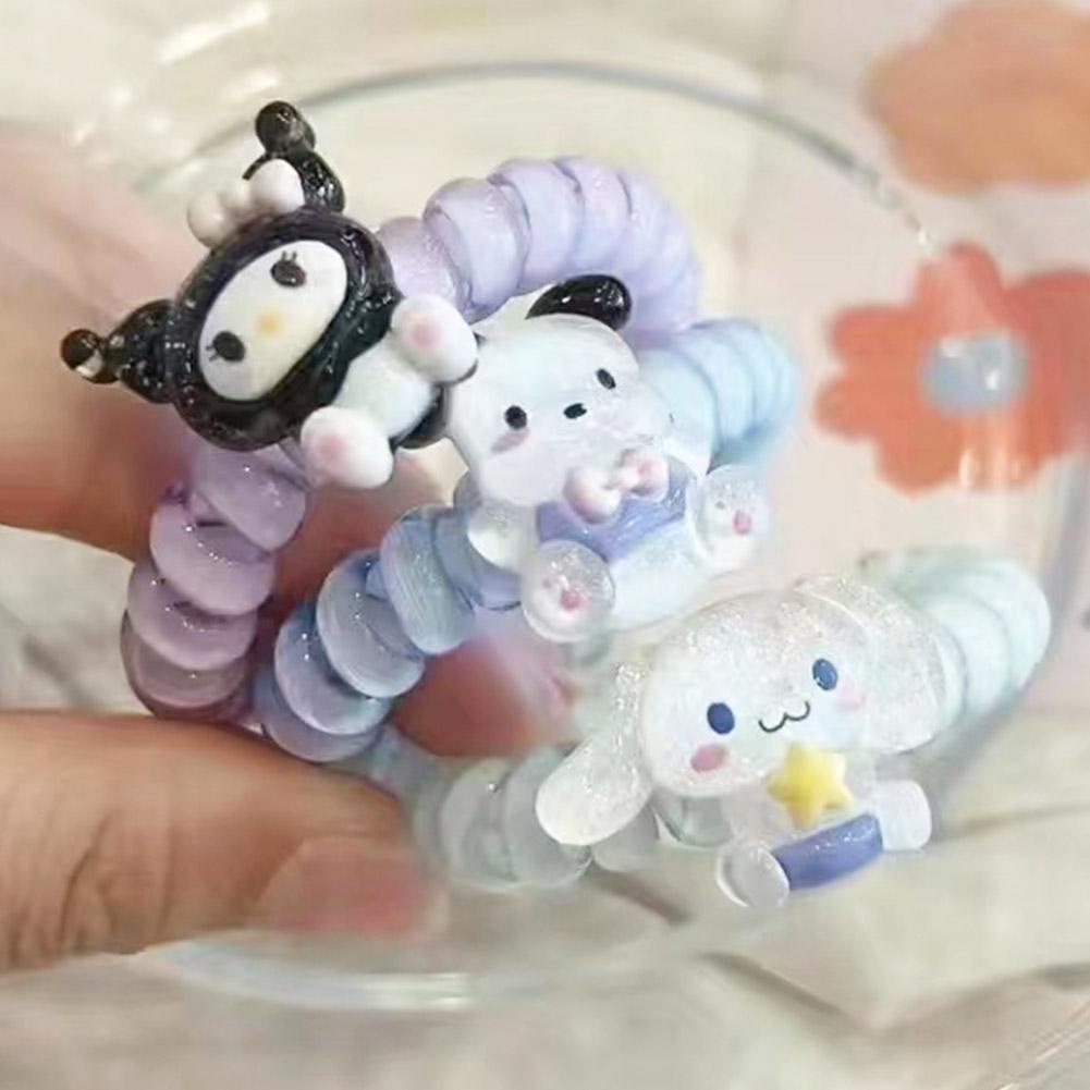 SANRIO Dây Buộc Tóc Kiểu Dáng Hoạt Hình Dễ Thương F6L7