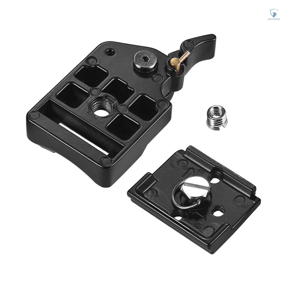 Đĩa Kẹp Thao Tác Nhanh Với Tấm QR Vít 1 / 4 inch Và Lỗ Vít 1 / 4 &amp; 3 / 8 inch Cho Tripod DSLR