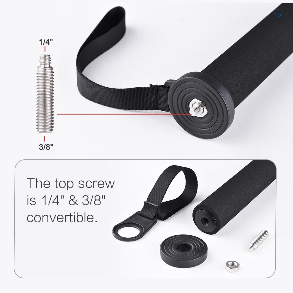 Gậy Chụp Ảnh 6 Phần Bằng Nhôm Andoer A-666 181cm / 5.9ft Tải Trọng 10kg / 22Lbs Kèm Túi Đựng Cho Máy Quay Phim