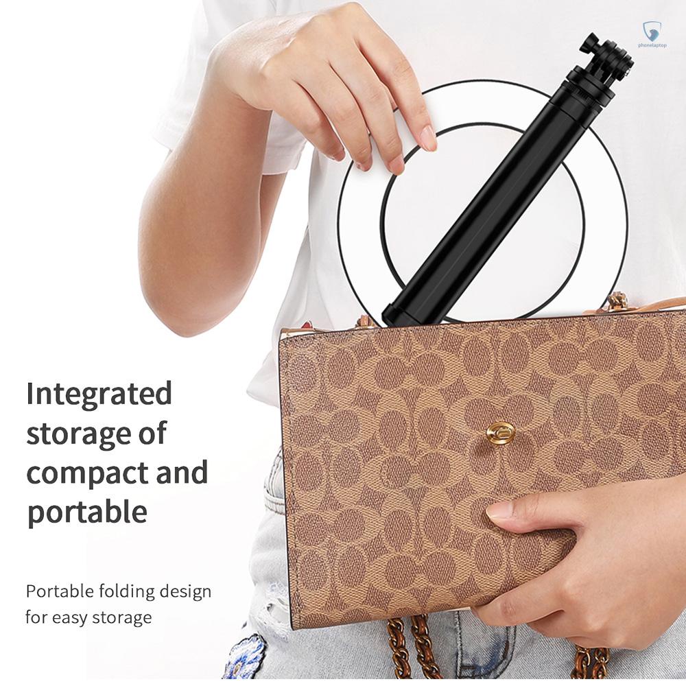 Vòng Đèn LED Mini 6 Inch 3 Chế Độ Điều Chỉnh Được Kèm Gậy Ba Chân Đỡ Điện Thoại Hỗ Trợ Live Stream / Trang Điểm / Quay Video /