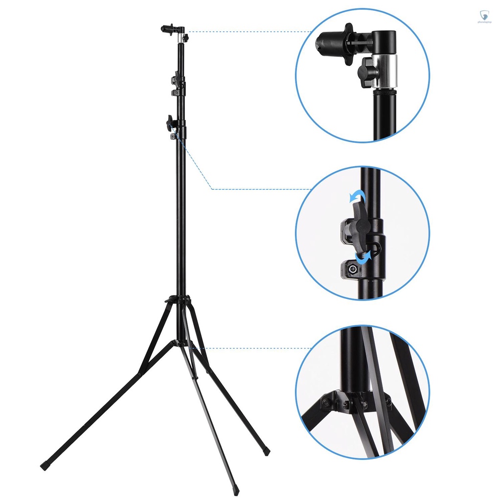 Phông Nền Chụp Ảnh 2 Trong 1 5 * 6.5ft / 1.5 * 2m Chất Liệu Cotton Màu Xanh Lá / Xanh Dương