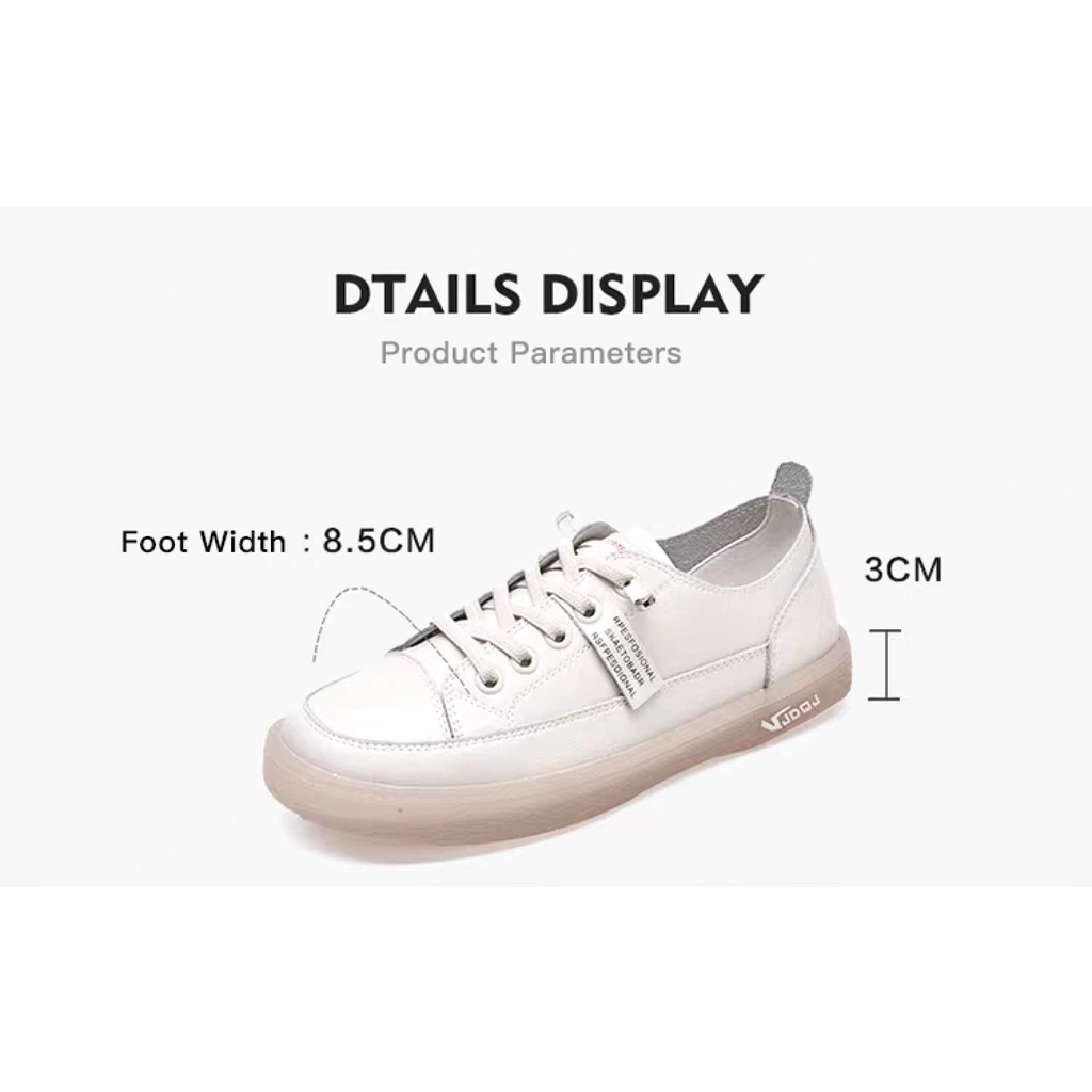 Giày Bata Trắng Đế Mềm Thời Trang Năng Động Cho Nữ