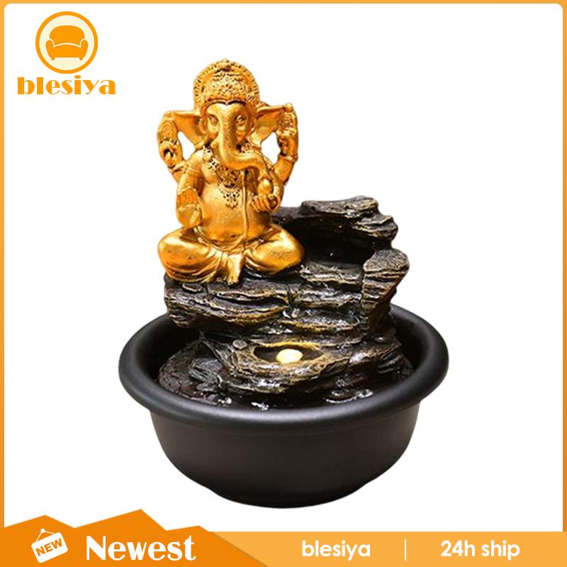 [Blesiya] Tượng Phật Đài Phun Nước Để Bàn Làm Việc / Nông Trại / Sinh
