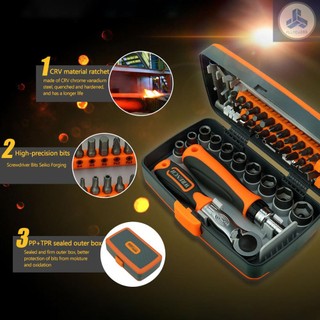 38 in 1 Household Labor Saving Ratchet Screwdriver Bit Set Multipurpose Tool Kit Hardware Tools Combination Wrenches Toolbox Hand Tool Sets
