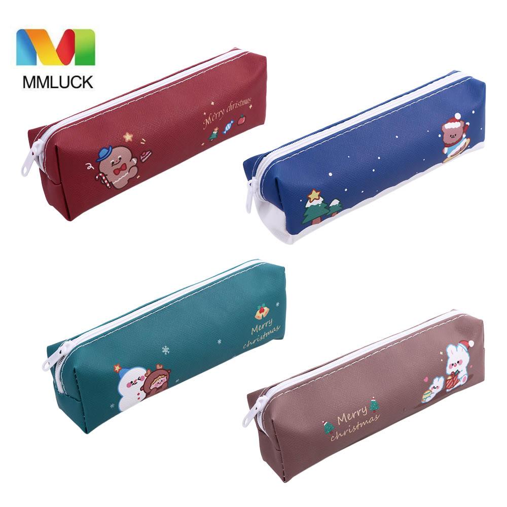 Mmluck Túi Đựng Bút Chì In Hình Hoạt Hình Giáng Sinh Dễ Thương Cho Nữ