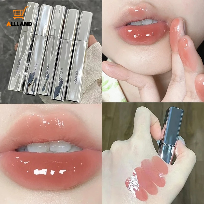 Son Bóng Dạng Lỏng Dưỡng Ẩm Chống Thấm Nước Với 5 Màu Gợi Cảm Lựa Chọn