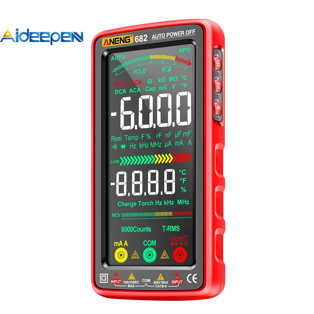 Vạn Năng Kế Kỹ Thuật Số Thông Minh AIDEEPEN ANENG 683 682 681 AC / DC