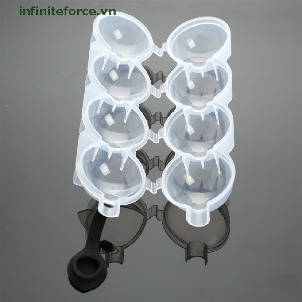 Khuôn Làm Đá 4 Ngăn Hình Cầu DIY
