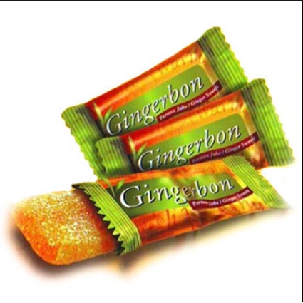 Gói kẹo gừng dẻo Gingerbon Indonesia 125g