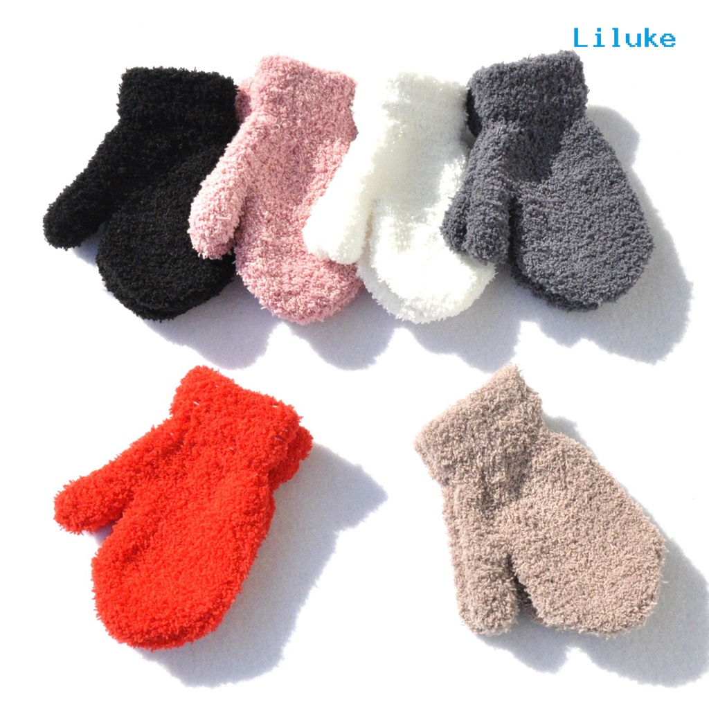 Đôi Găng Tay Giữ Ấm Màu Sắc Xinh Xắn Cho Bé