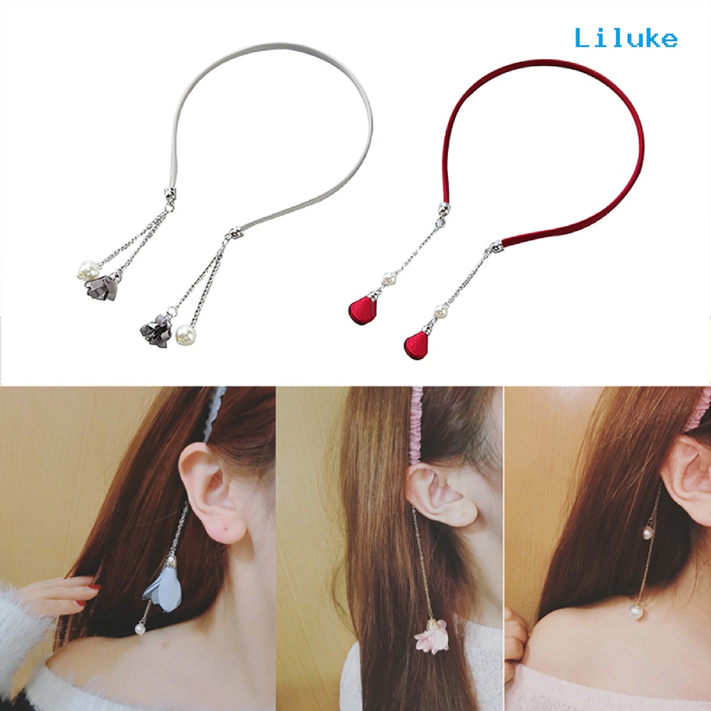 Băng Đô Cài Tóc Đính Ngọc Trai Nhân Tạo Thân Thiện Với Da