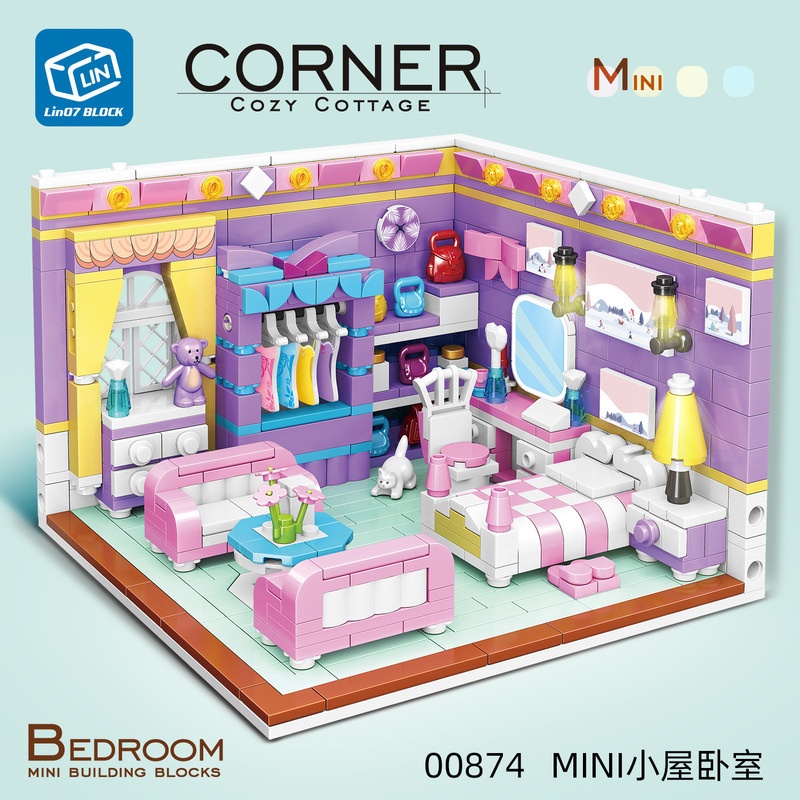 Bộ Đồ Chơi Lắp Ráp Mô Hình 00870-00871 hut