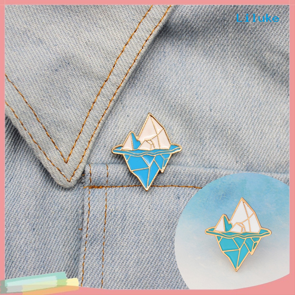 Ghim Cài Áo Hình Sóng Biển Hoạt Hình Xinh Xắn