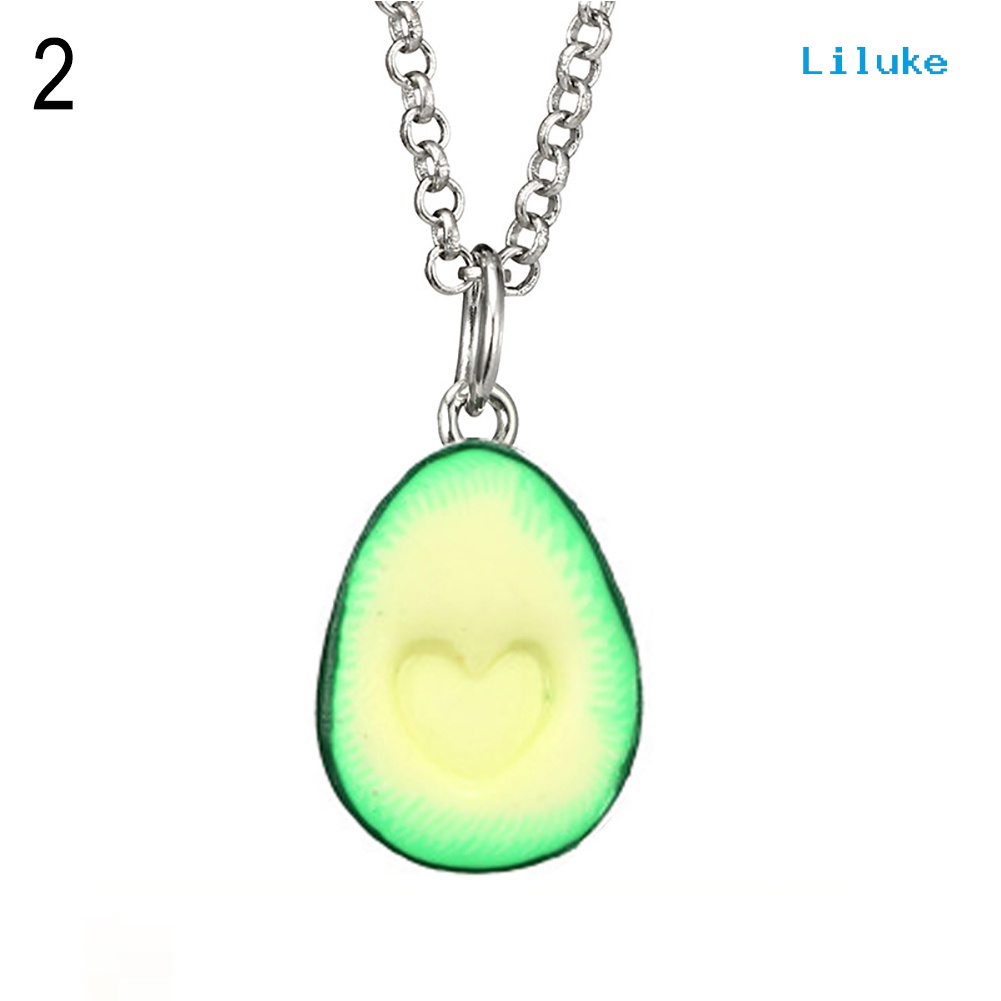 Vòng cổ Đất Sét 3D Hình Quả Bơ Xinh Xắn Cho Cặp Đôi