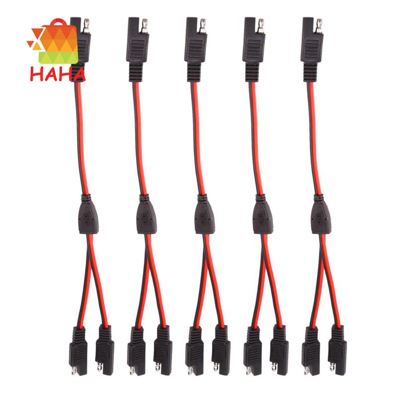 Set 5 Dây Cáp Nối Dài Kết Nối SAE 2 Pin 1 Sang 2 SAE