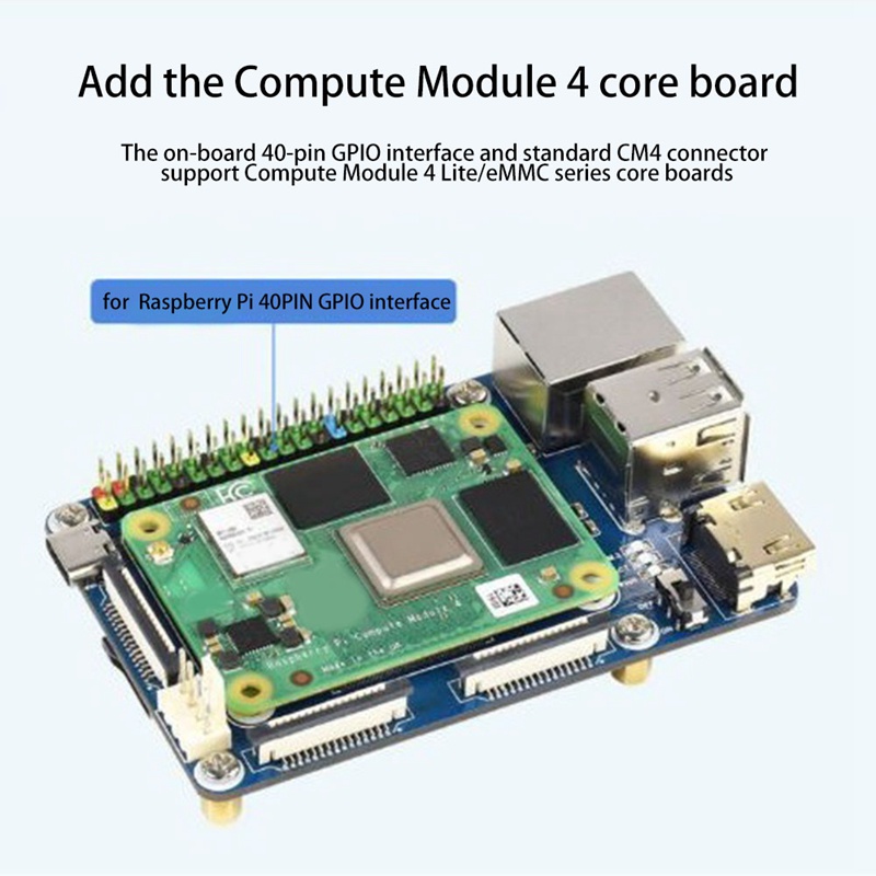 Mô Đun Lõi Mở Rộng Cơ Bản Cho Raspberry Pi Compute Module 4 Mini