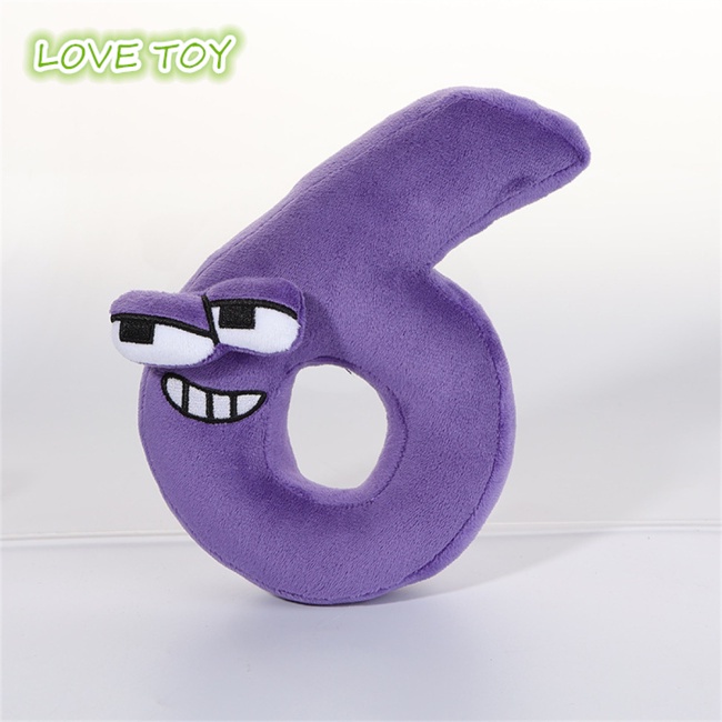 Búp Bê Nhồi Bông Mềm Mại Hình Chữ Số 20cm
