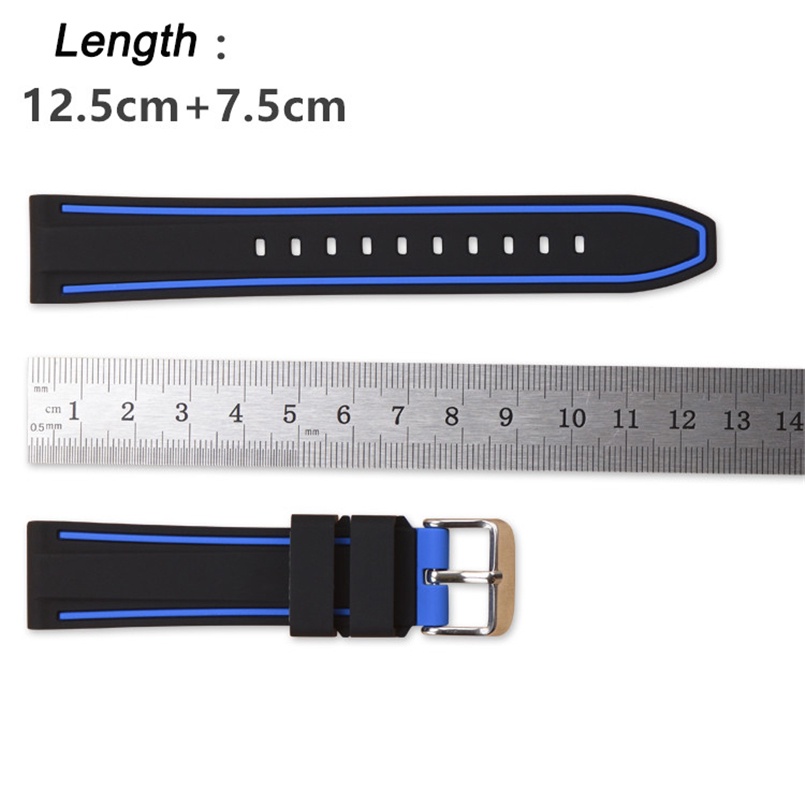 Dây Đeo Silicone Cao Su Tháo Gỡ Nhanh 20mm 22mm 24mm 26mm Cho Huawei active2 Huami Amazfit bip